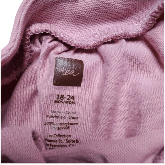 Tea Collection Honey Myrtle Twirl Baby Dress Size: 18-24M Pink/Gold - Picture 2 of 5